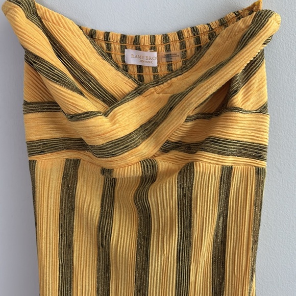 Ramy Brook Faretta strapless pleated knit gown - Picture 7 of 9